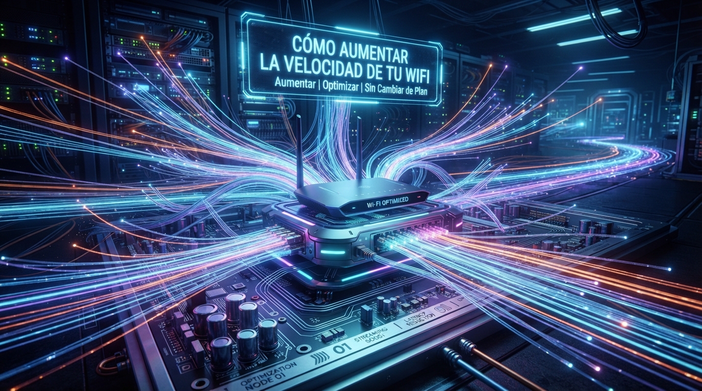 Imagen ilustrativa sobre Cómo Aumentar la Velocidad de tu WiFi sin Cambiar de Plan