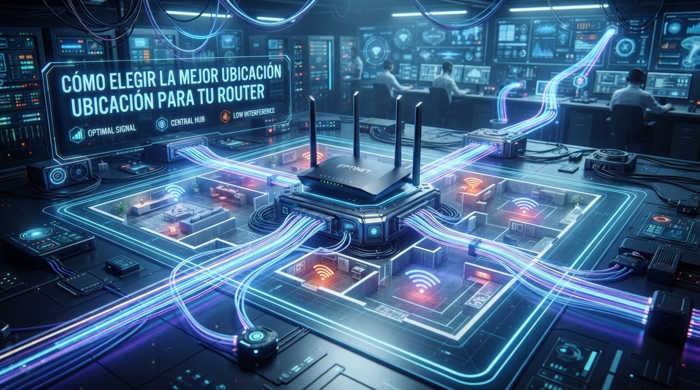 Imagen ilustrativa sobre Cómo Elegir la Mejor Ubicación para tu Router