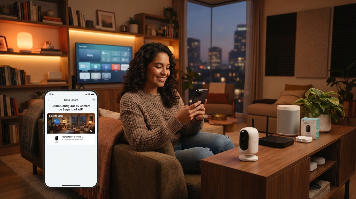 Imagen ilustrativa sobre Cómo Configurar una Cámara de Seguridad WiFi en Casa