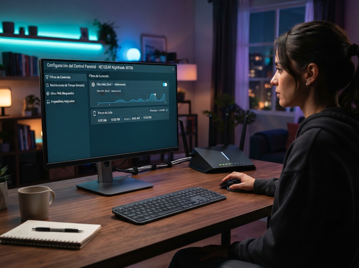 Detalles visuales de Cómo Configurar el Control Parental en tu Router WiFi