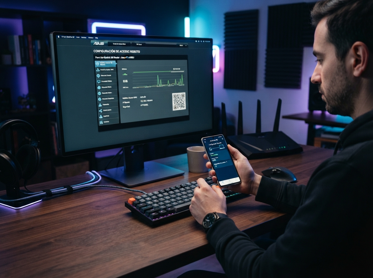 Detalles visuales de Cómo Configurar el Acceso Remoto a tu Router desde el Móvil