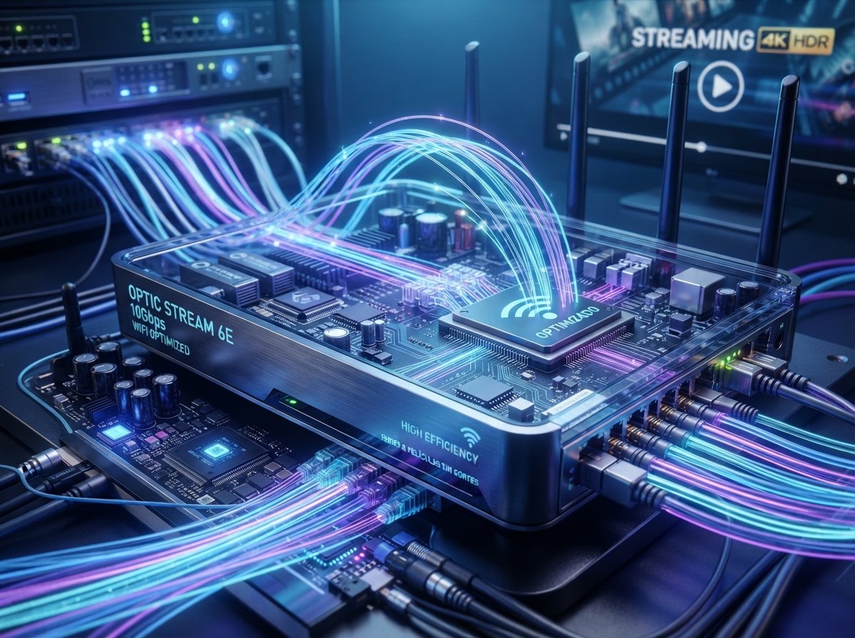 Detalles visuales de Cómo Optimizar el WiFi para Ver Series y Películas sin Cortes