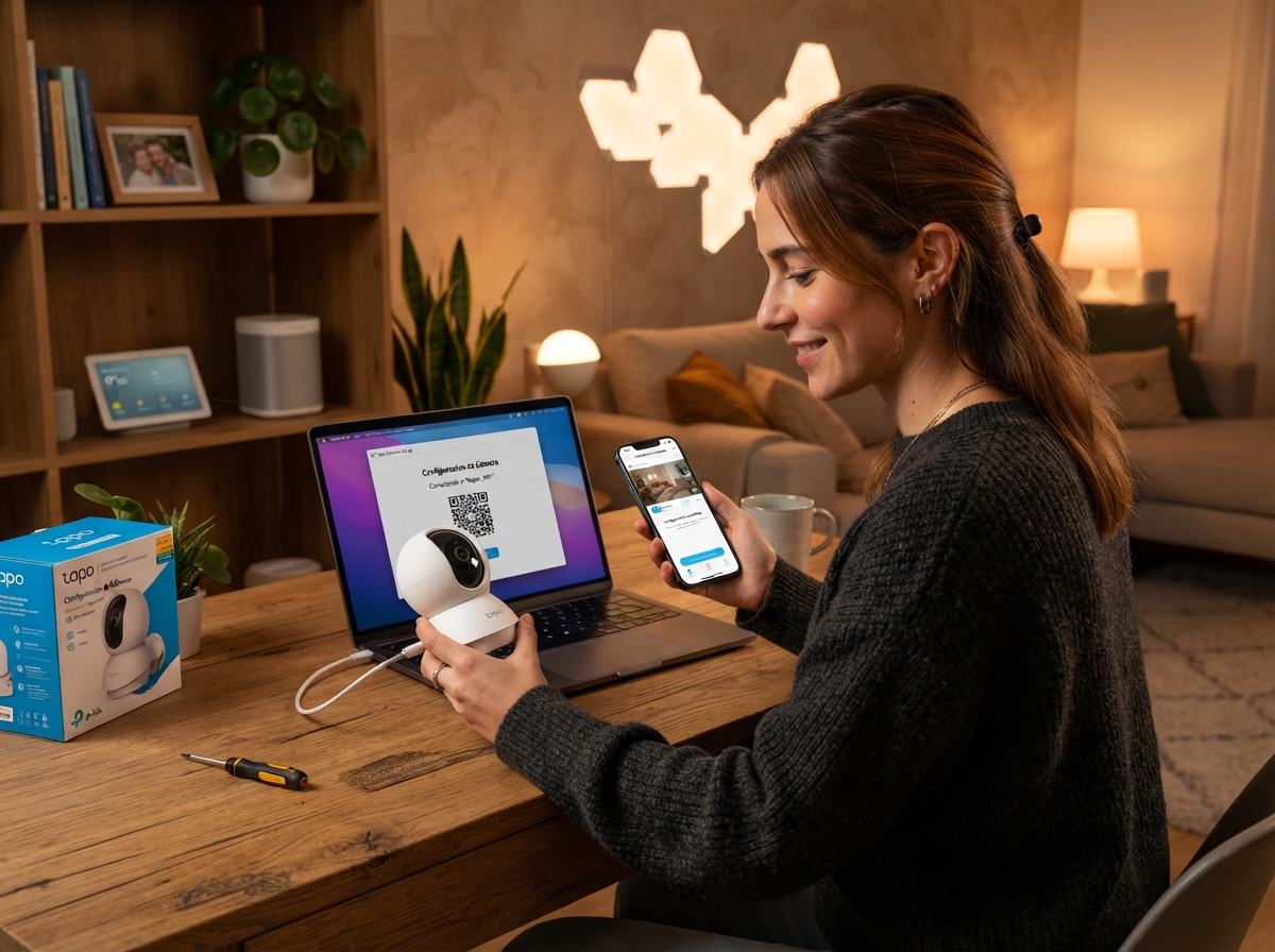 Detalles visuales de Cómo Configurar una Cámara de Seguridad WiFi en Casa