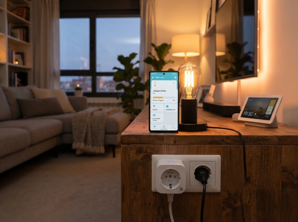 Detalles visuales de Cómo Usar Enchufes Inteligentes para Automatizar tu Hogar